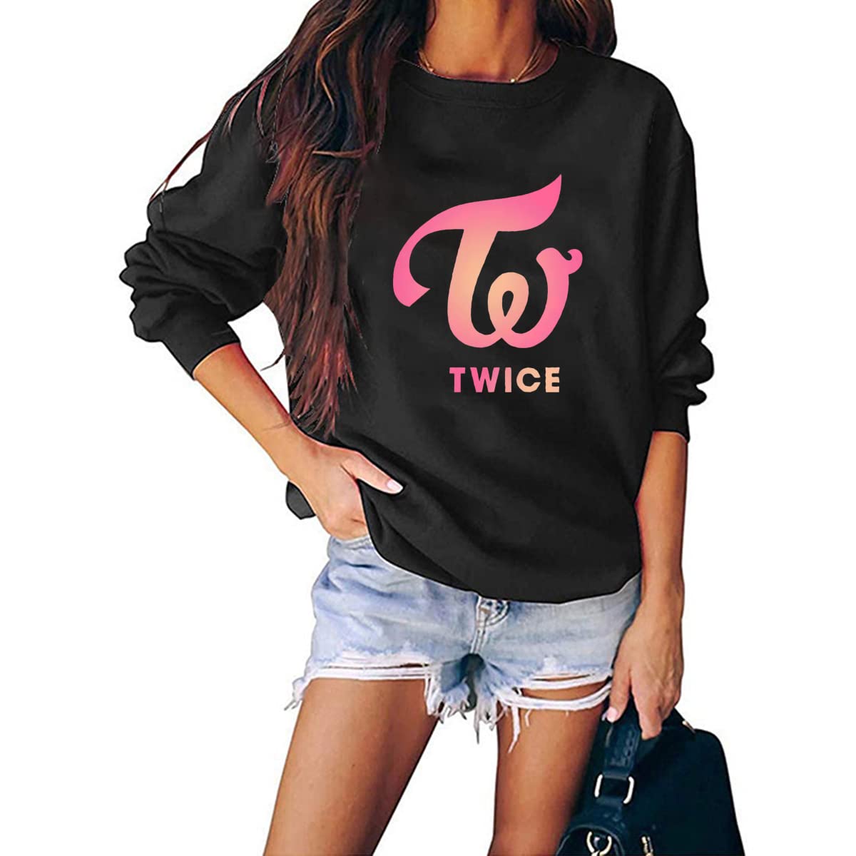 Amazon.co.jp: パーカー レディース Twice トゥワイス Tシャツ